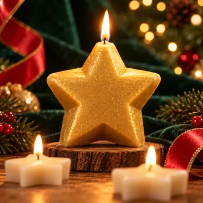 Vela estrela dourada